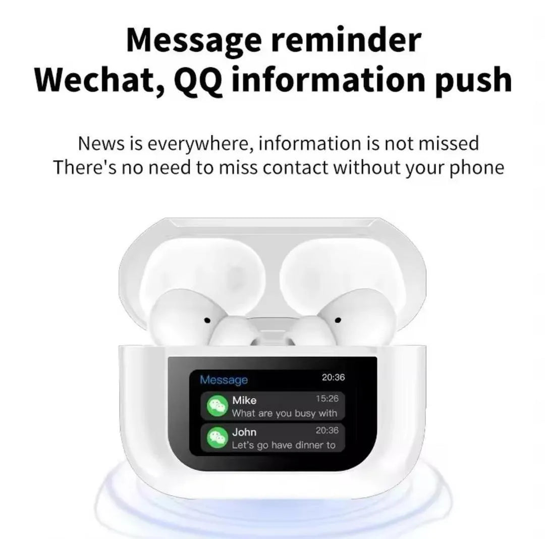 Premium Wireless Earbuds ANC ENC Spatial Audio 20 Languages by Max Store