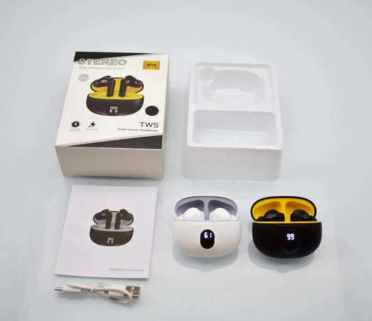 Over-Earphone Crystal Clear Sound Bluetooth 5.1 Noise Cancellation 24Hr by Max Store