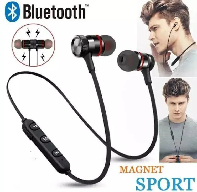 Wireless Neckband Bluetooth 5.3 Handsfree with Red Light by Max Store